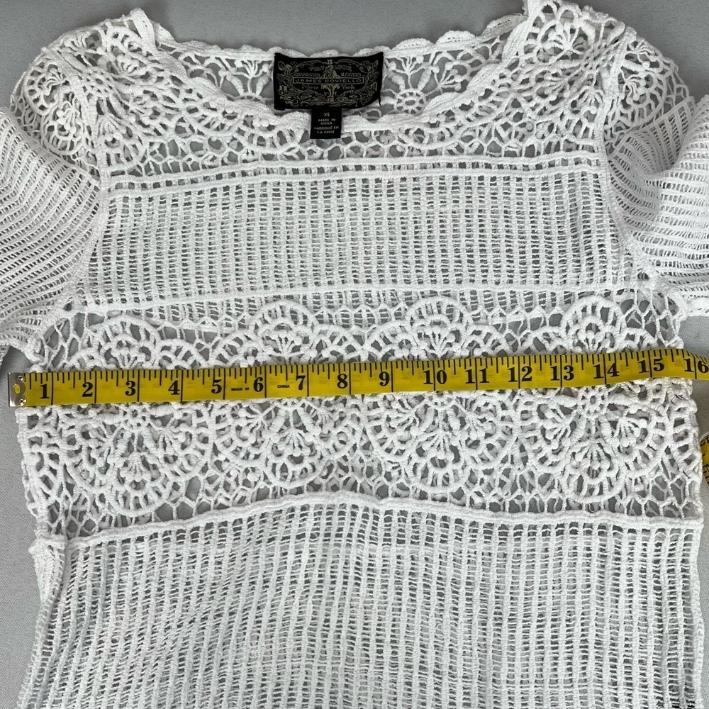 Anthropolgie - James Coviello Lace Top Size XS - Picture 5 of 8